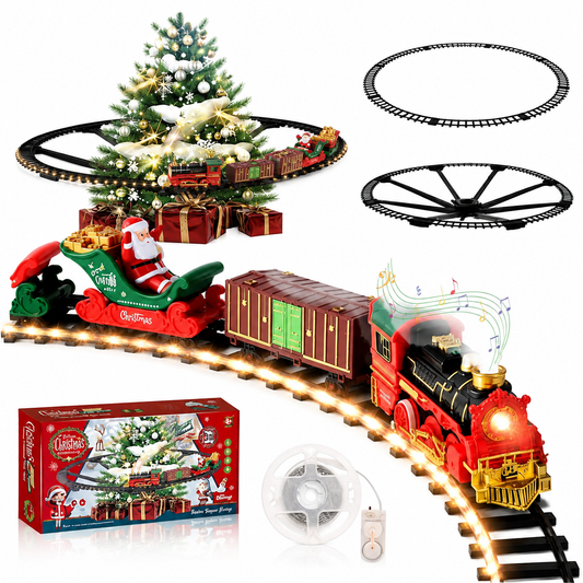 Christmas Moving Tree Train