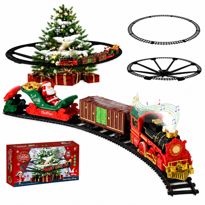 Christmas Moving Tree Train